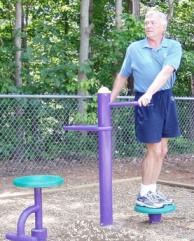 Outdoor Fitness Two Sided Rotator